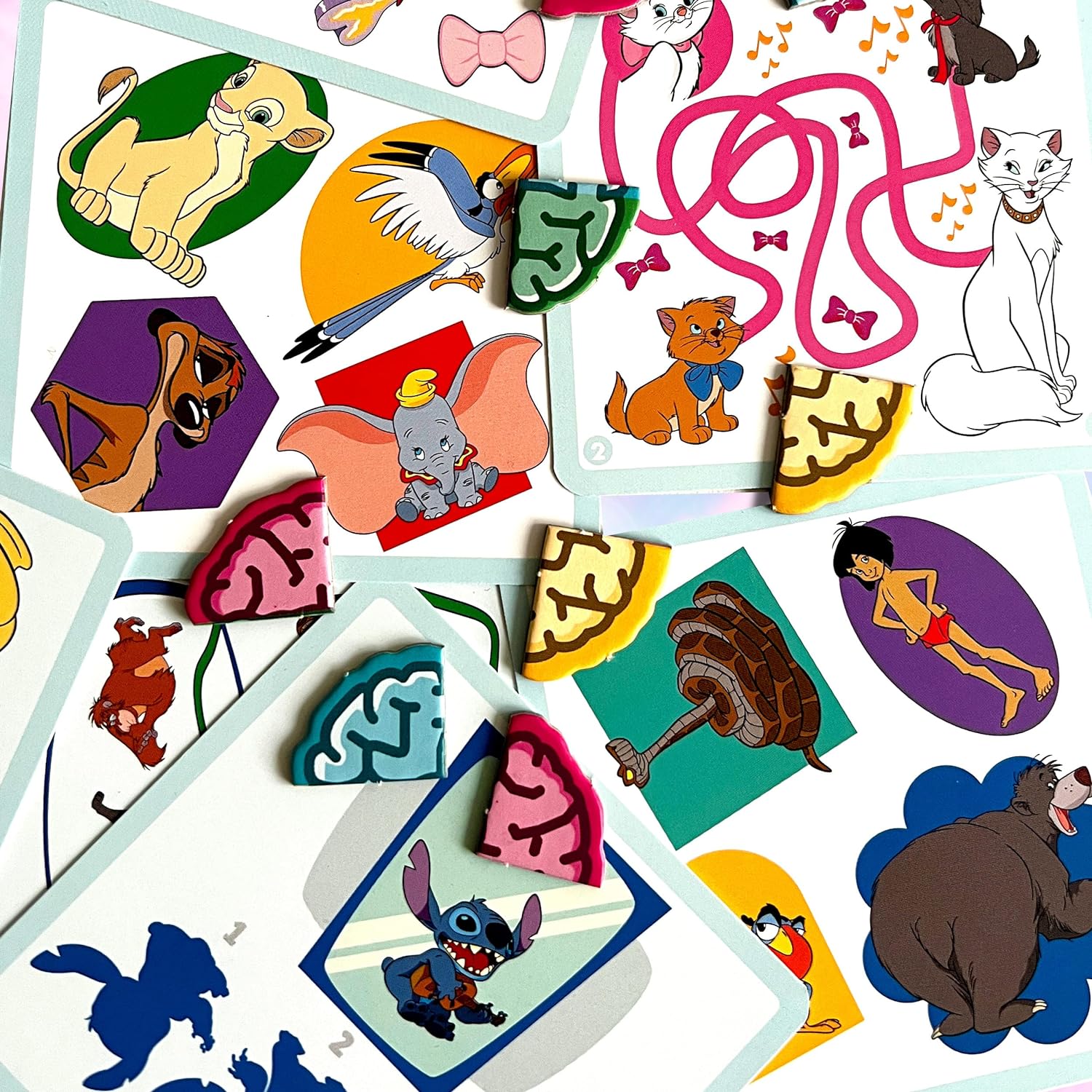 Zygomatic, Cortex Challenge Kids! Disney Edition, Familienspiel, Brettspiel, 2-6 Spieler, ab 6+ Jahren, 15 Minuten, Mehrsprachig