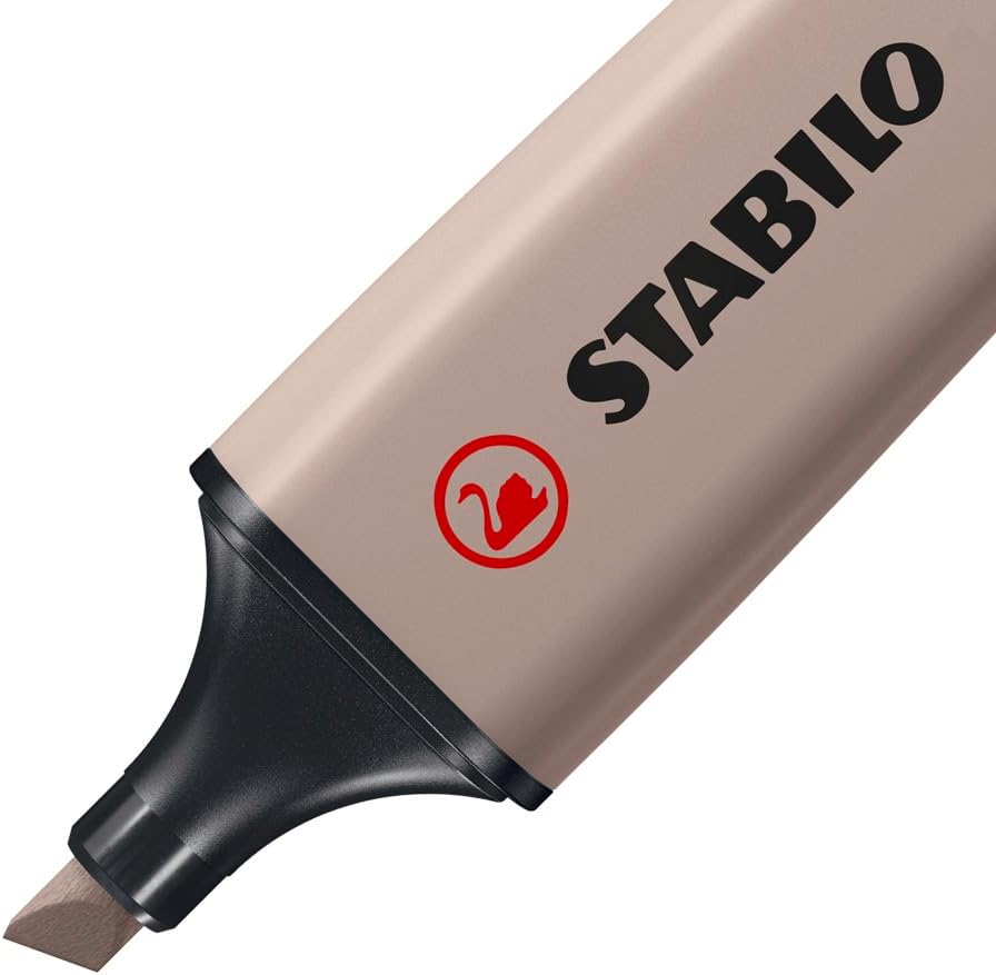 Highlighter - STABILO BOSS ORIGINAL NatureCOLORS - Pack of 10