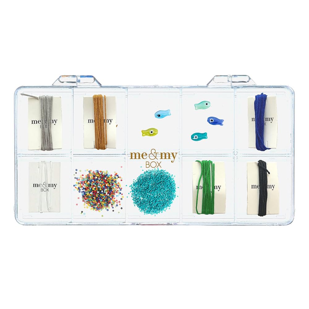 Me & My Box - Jewelry Kit Bracelet - Fish & Beads - Blue (BOX901036