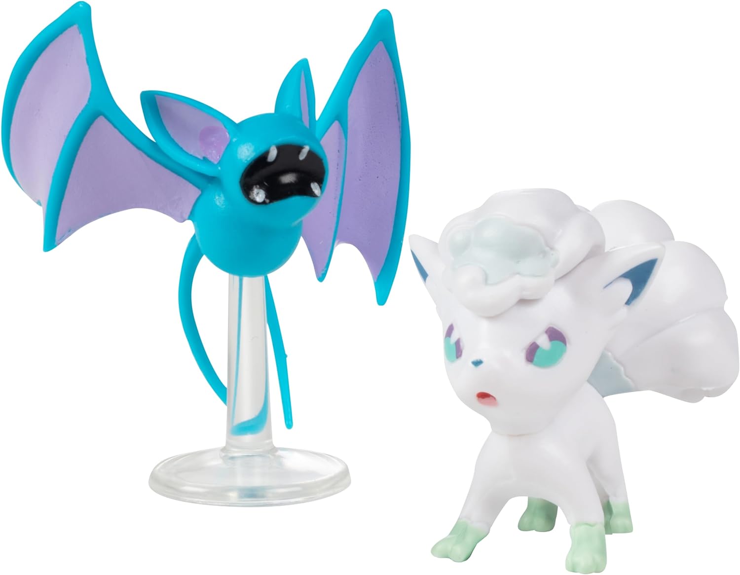 Pokemon Battle Ready! Figure Set, 8 Pieces - Playset with 2 & 3 inch Figures Charmander, Bulbasaur, Squirtle, Lucario, Zubat - Gift for Kids, Boys, Girls