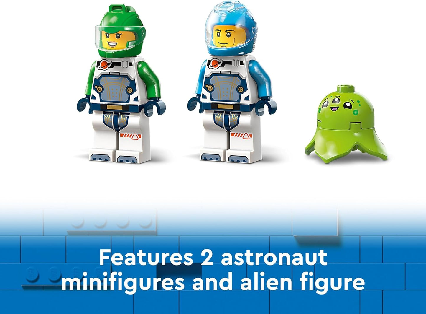 LEGO City Spaceship and Asteroid Discovery Set, Space Station Toy for 4 Plus Year Old Boys & Girls, with an Alien Figure and 2 Astronaut Minifigures for Pretend Play, Gift for Preschool Kids 60429