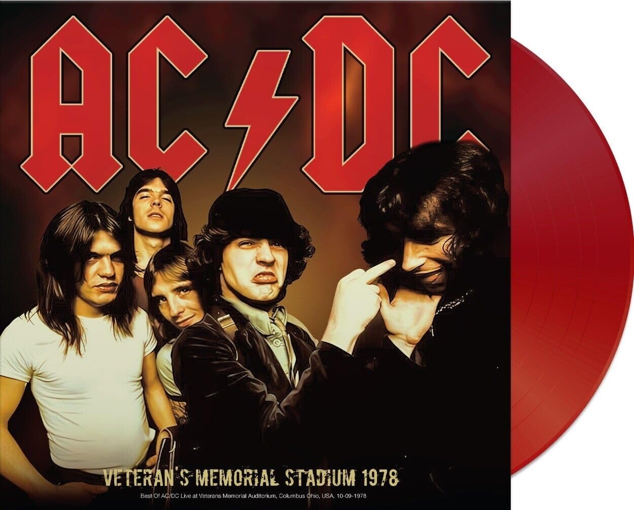 Veteran's Memorial Stadium 1978-red transparent Sleeve
