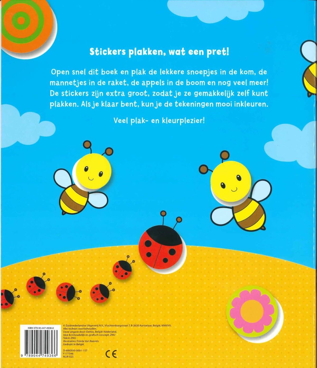 2-4 jaar: 2 - 4 jaar - Met grote, ronde stickers voor kleine handjes (Superleuk kleur- en stickerboek voor de allerkleinsten