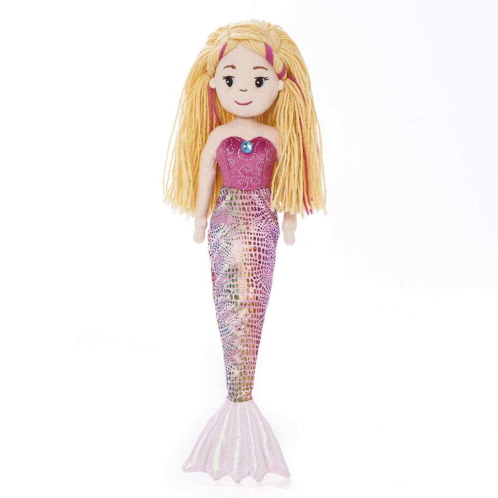 Aurora- Sirenita Melody, Color Rosa, 46 cm (0060013346