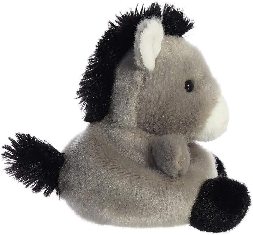 Aurora, 33529, Palm Pals Eli Donkey, 5In, Soft Toy, Grey