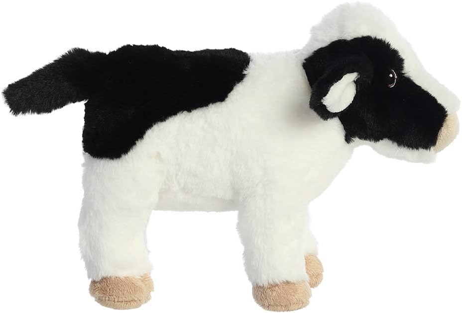 Aurora, 35026, Eco Nation Cow 10In, Soft Toy, White & Black