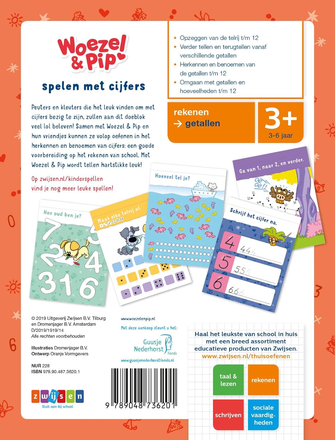 WPG Uitgevers - Woezel & Pip spelen met cijfers