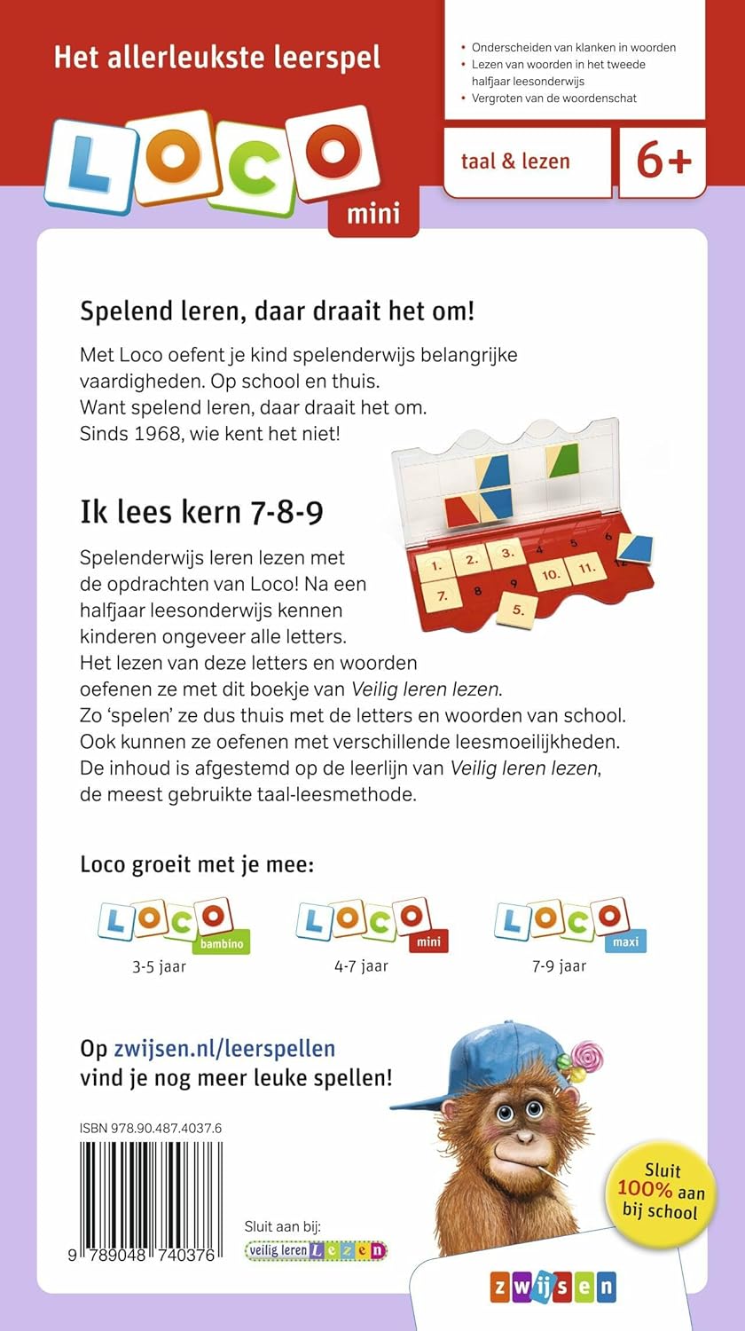 Loco Mini veilig leren lezen ik lees kern 7-8-9