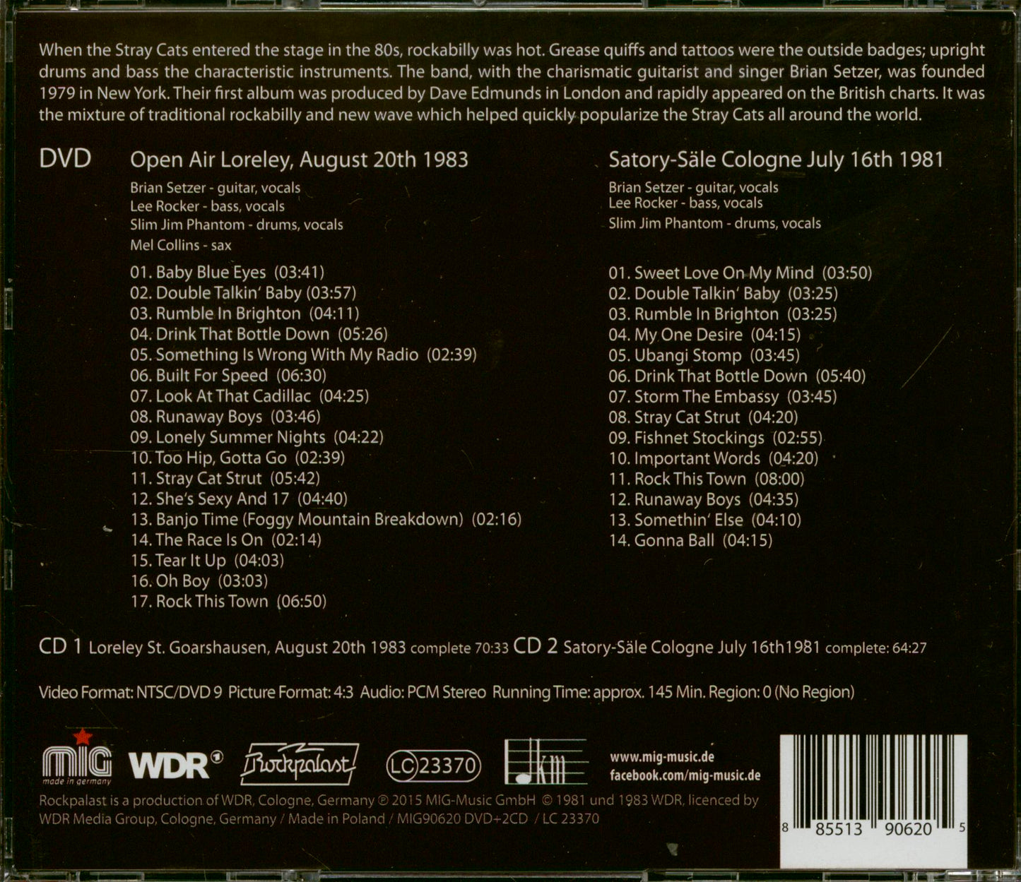 Live At Rockpalast: 1983 Loreley Open Air & 1981 Cologne