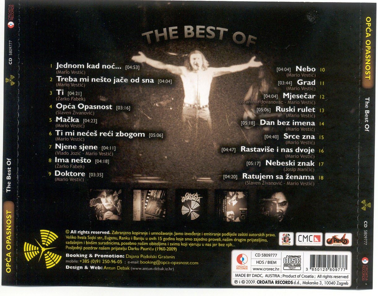 OPCA OPASNOST - The best of (CD)
