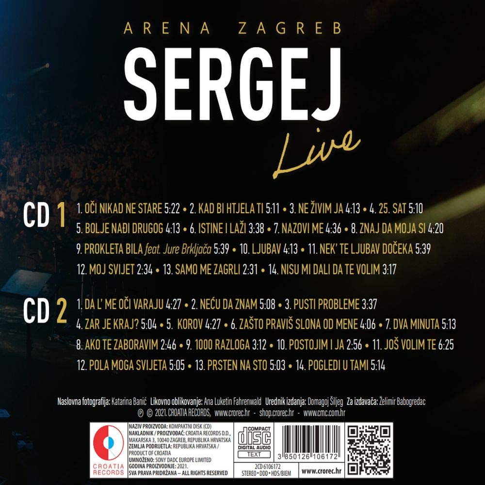 Arena Zagreb Live / Sergej
