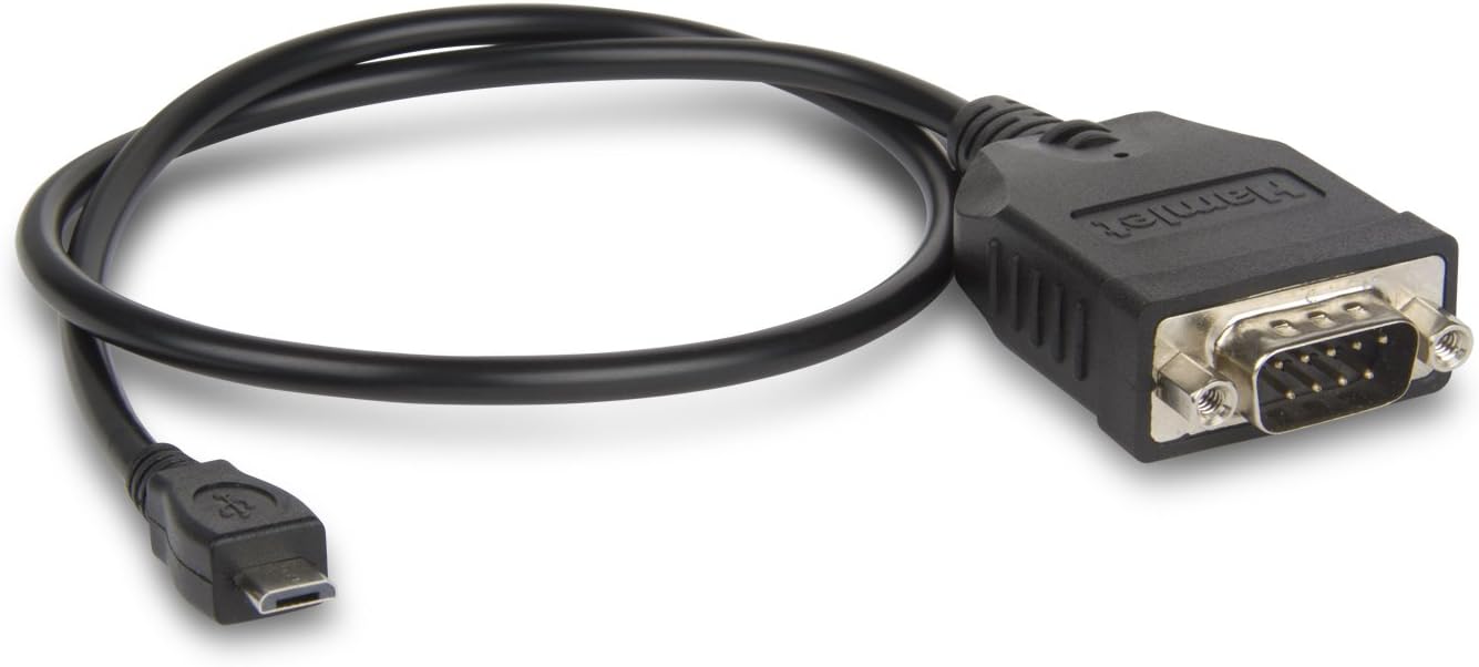Hamlet Micro USB OTG Adapter Cable - Serial,black/anthracite,45cm