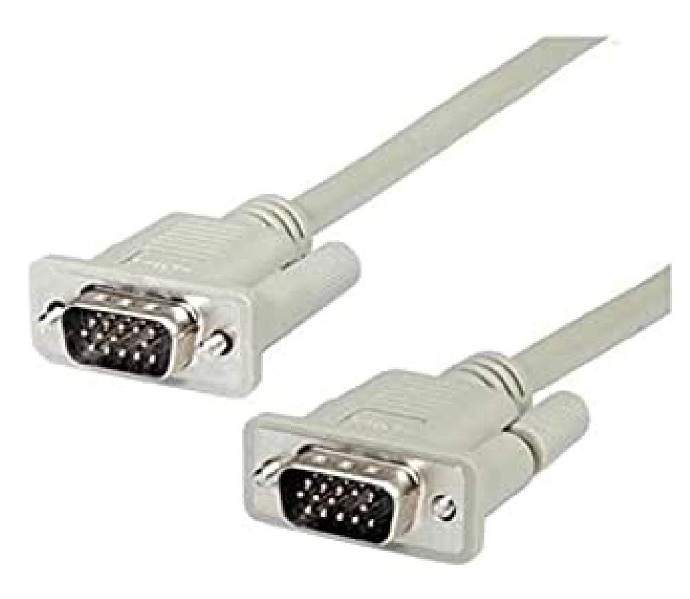Nilox 1.8 m VGA 1.8 m VGA (D-Sub) VGA (D-Sub) Grey VGA Cable – VGA Cables (1.8 m, VGA (D-Sub), VGA (D-Sub), Grey, Male Connector/Male Connector