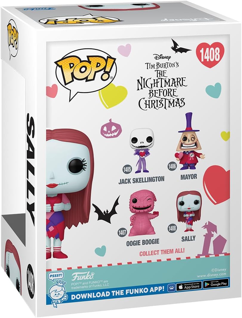 Funko POP! Disney: The Nightmare Before Christmas - Valentines, Sally - Collectable Vinyl Figure - Gift Idea - Official Merchandise - for Kids & Adults - Movies Fans - Model Figure for Collectors