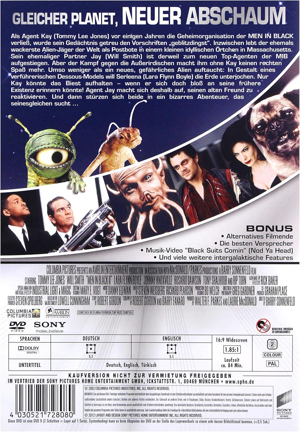 Men in Black II (DVD