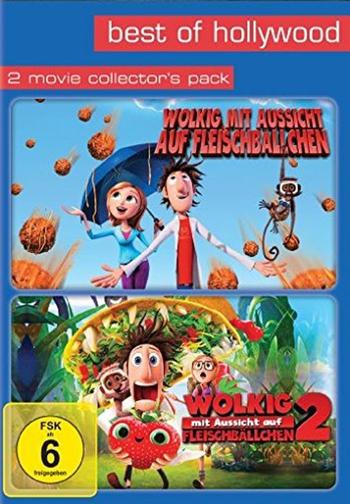 Wolkig mit Aussicht auf Fleischbällchen 1&2 (Best of Hollywood) (2 DVDs