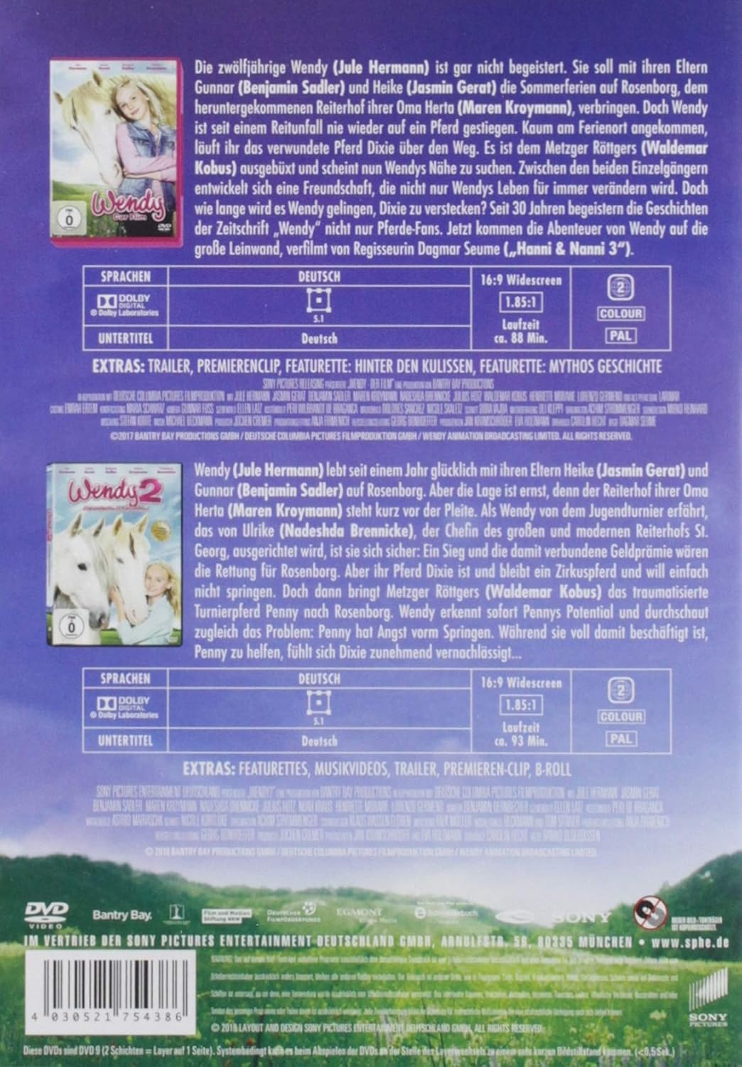 Wendy 1 & 2 (2 DVDs