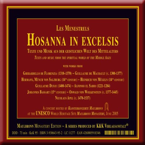 Les Menestrels - Hosanna in Excelsis