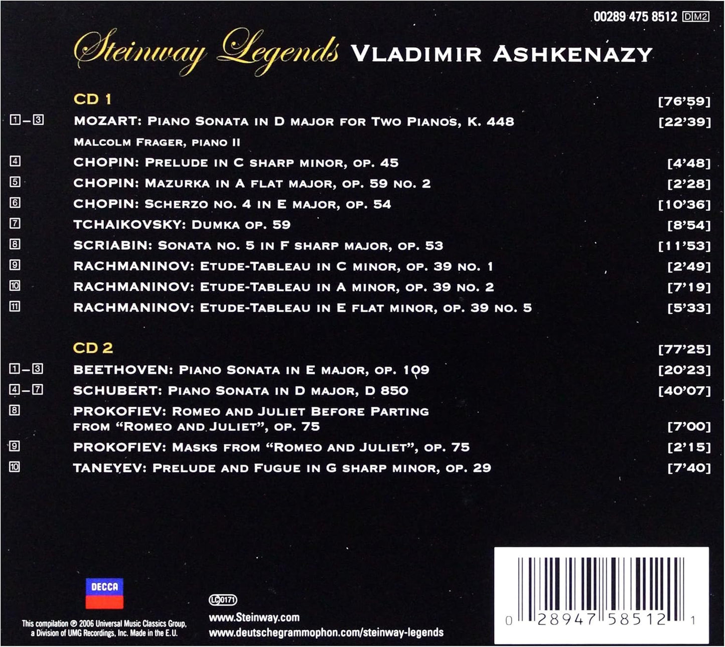 Steinway Legends
