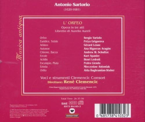 L'orfeo (Clemencic Consort)