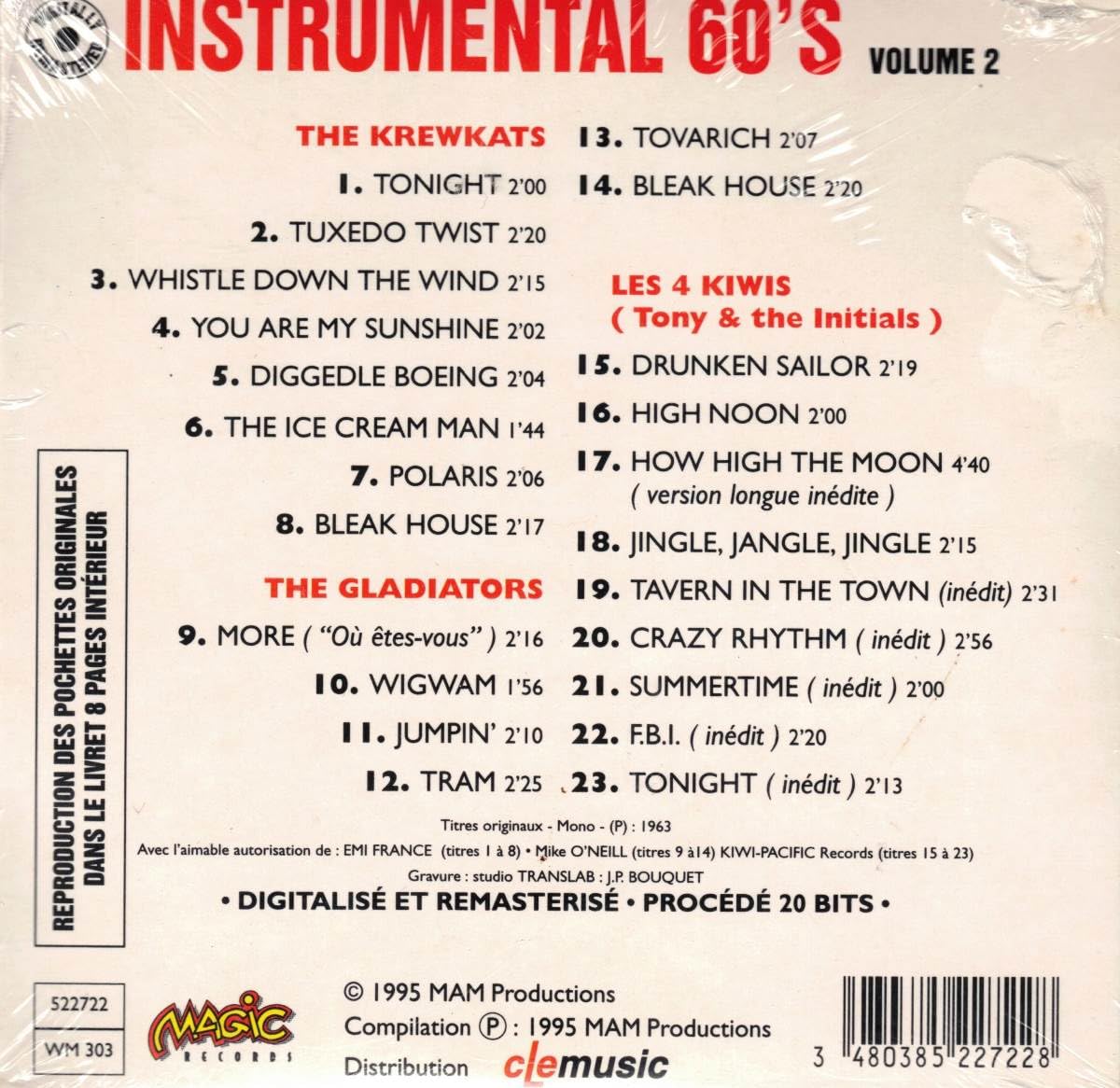 Instrumental 60S Vol 2 - French Ep Coll