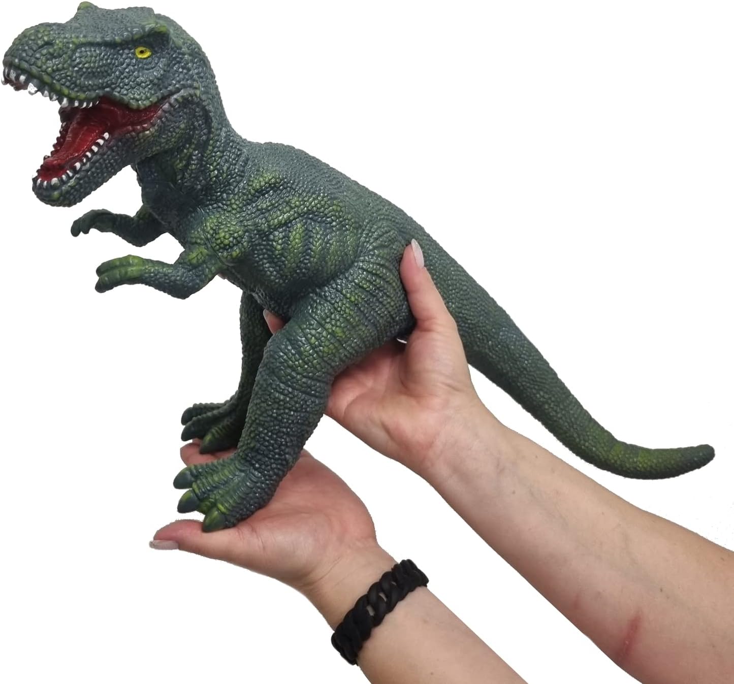 dinosaur T-Rex boys 57 cm rubber green