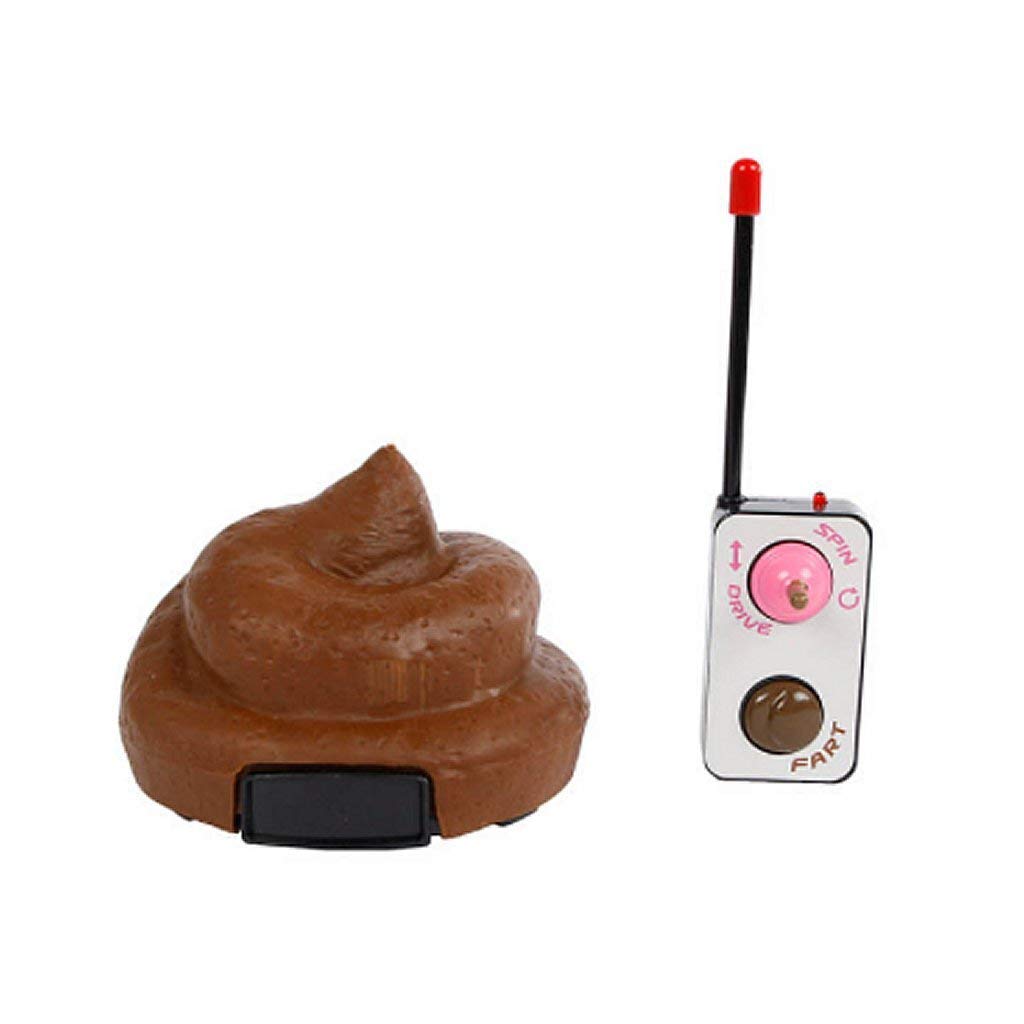 RC distance controllable turd 14 cm brown