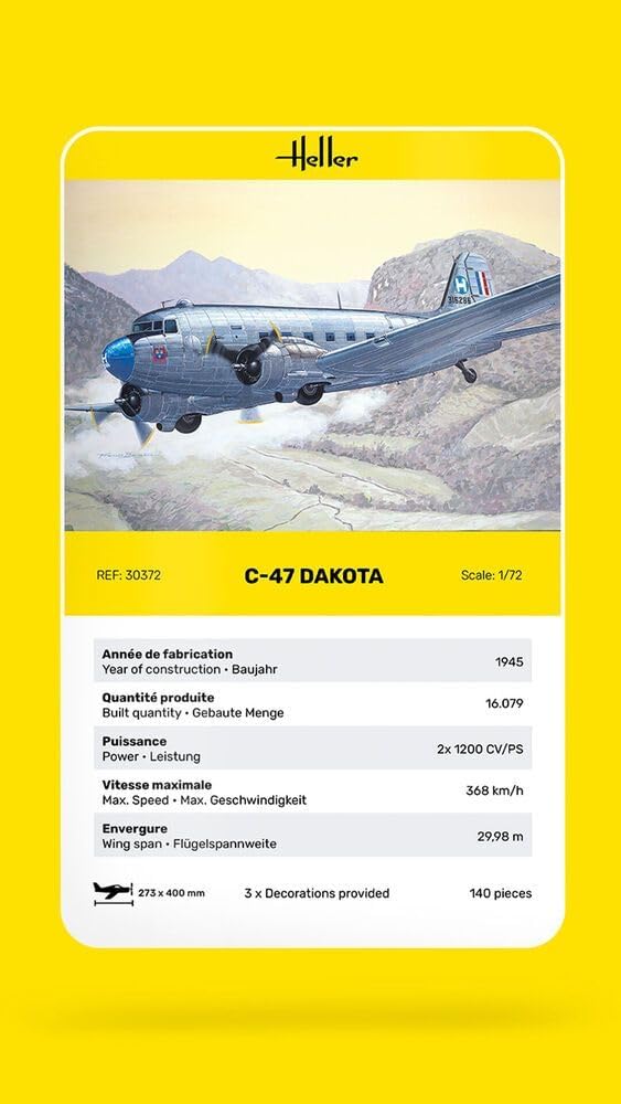 Heller HEL35372 Scale Model kit, Unpainted