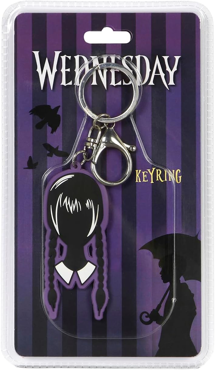 KARACTERMANIA Wednesday Llavero Brand Wednesday Llavero Brand Unisex adulto (Pack de 1)
