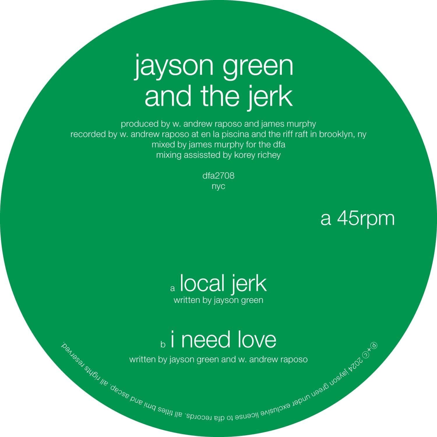 Local Jerk/I Need Love