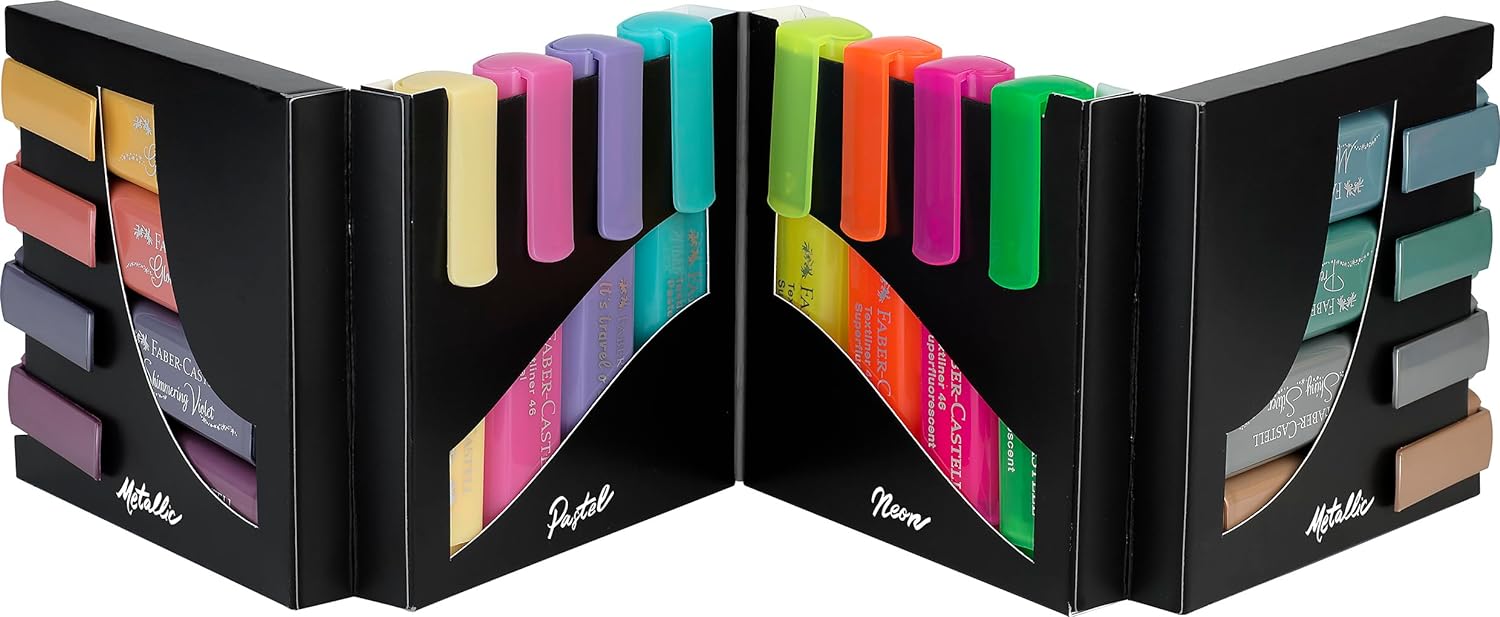 Faber-Castell Highlighter Textliner 46 Deskset of 16