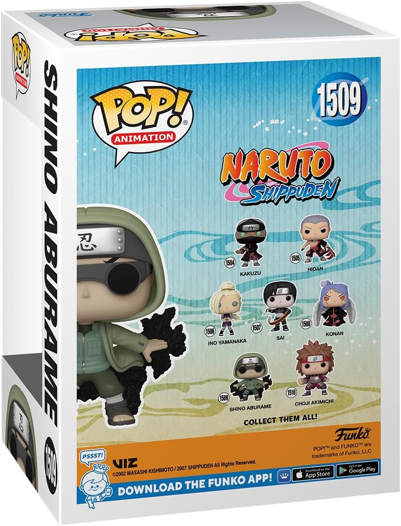 Funko POP! Animation: Naruto - Kabuto Yakushi - Shino Aburame - Collectable Vinyl Figure - Gift Idea - Official Merchandise - Toys for Kids & Adults - Anime Fans - Model Figure for Collectors