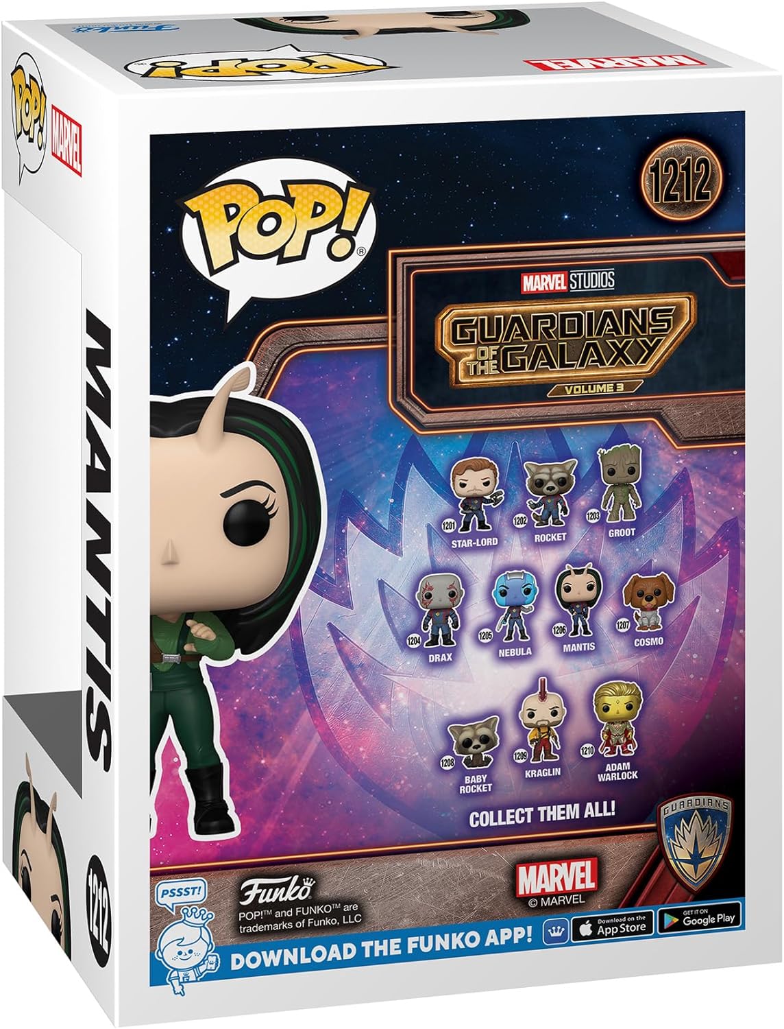 Funko POP! Vinyl: Guardians Of the Galaxy 3 - Mantis - Guardians Of the Galaxy - Amazon Exclusive - Collectable Vinyl Figure - Gift Idea - Official Merchandise - Toys for Kids & Adults - Movies Fans