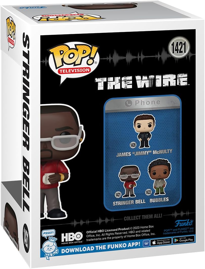 Funko POP! TV: the Wire - Stringer - Collectable Vinyl Figure - Gift Idea - Official Merchandise - Toys for Kids & Adults - TV Fans - Model Figure for Collectors and Display