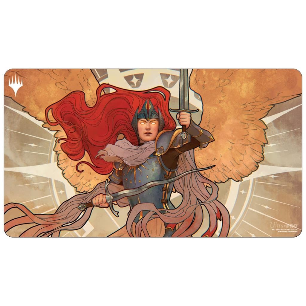 Ultra Pro - MTG Murders at Karlov Manor Playmat Aurelia, The Law Above, Durable Tabletop Professional Card Game Desk Mat Accessories MTG Collector's Item