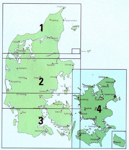 Denmark 3: Southern Jutland and Fyn 1:200,000 Sonderjylland og Fyn