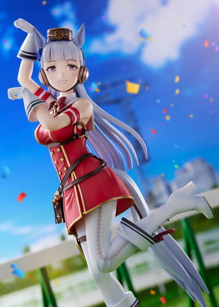 Uma Musume Pretty Derby statuette PVC 1/7 Gold Ship First-Place Pose! 27 cm