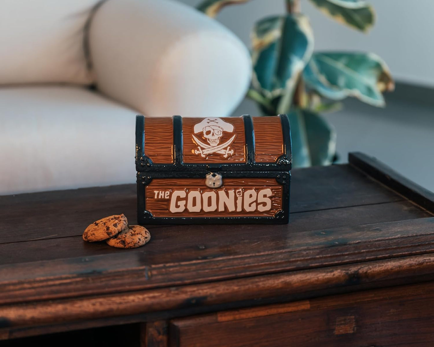 Grupo Erik Keksdose Keramik The Goonies - Keksglas mit Deckel Groß 20 x 11,5 x 13,5 cm Vorratsbehälter mit Deckel Offizieller Die Goonies Fanartikel