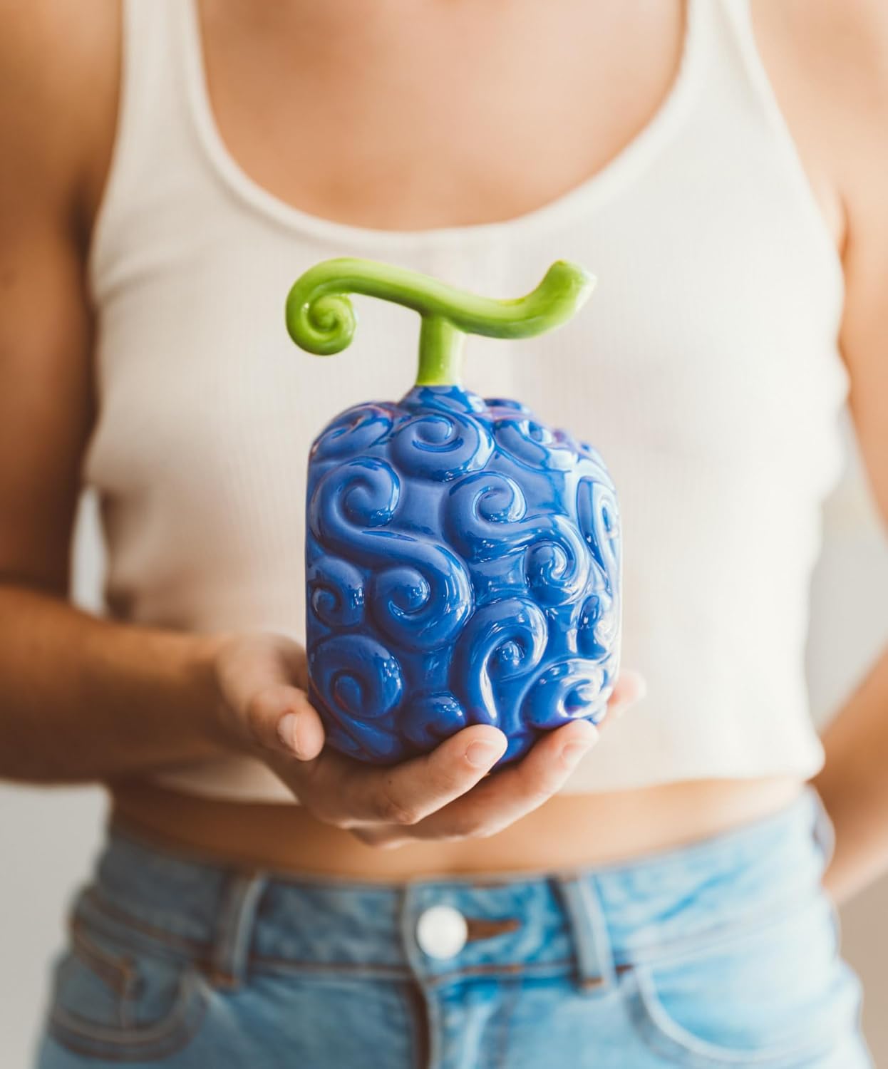 Grupo Erik One Piece Netflix Gum-Gum Fruit 3D Ceramic Mug | 50 cl / 500 ml / 17 oz - 6 x 4 x 5 inches / 16 x 10 x 12.5 cm | Coffee Mug | Tea Mug | Cool Gifts | One Piece Manga