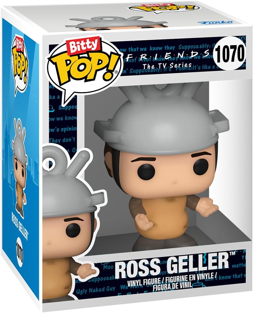 Funko Bitty Pop! Friends - Monica As Catwoman 4PK - Monica Geller™ (Halloween Costume), Ross Geller™ (Halloween Costume), Chandler Bing™ (Halloween Costume) and A Surprise Mystery Mini Figure