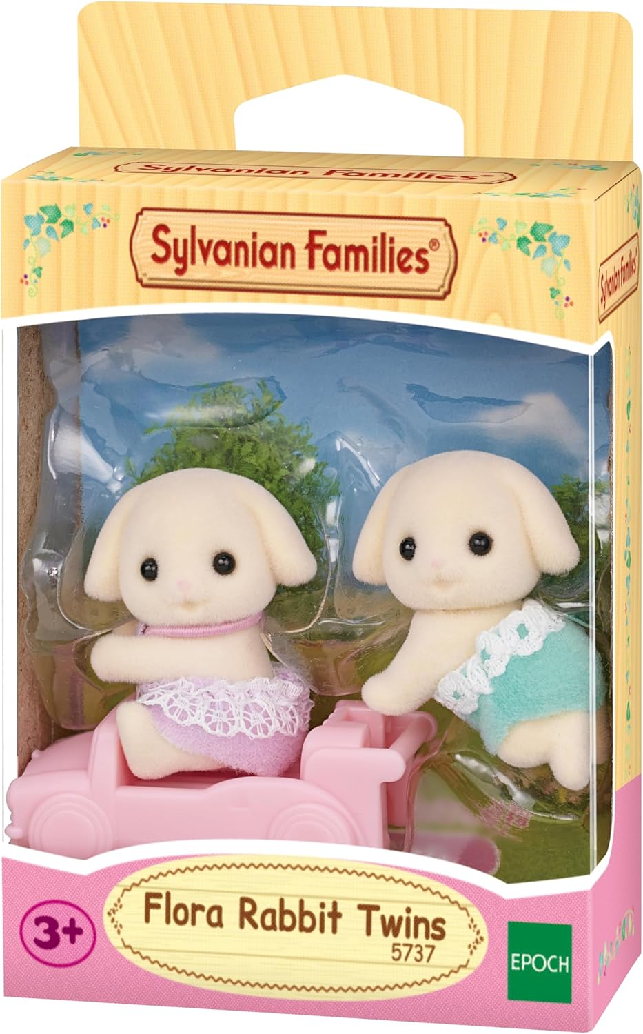 Sylvanian Families - 5737 Flora Rabbit Twins - Dollhouse Playsets