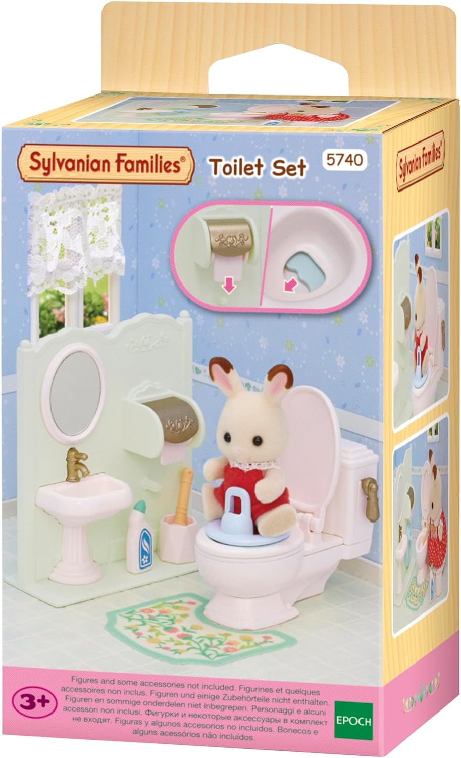 Sylvanian Families - 5740 Toilet Set - Dollhouse Playsets
