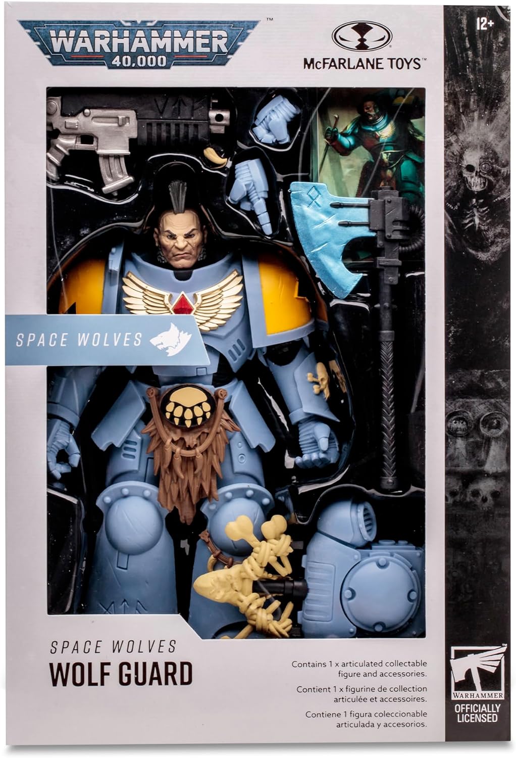 McFarlane Toys - Warhammer 40,000 Space Wolves Wolf Guard 7in Figure