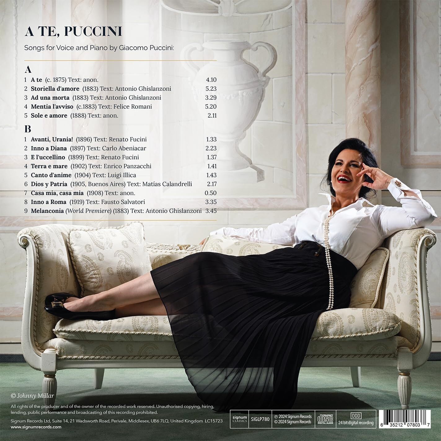 Angela Gheorghiu: A Te, Puccini