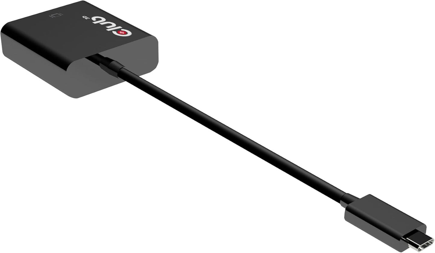 CLUB3D USB 3.1 Type C to HDMI 2.0 UHD 4K 60HZ Active Adapter - Cable Interface/Adapter (USB 3.1 Type C, HDMI 2.0, Male/Female, 0.15 m, Black