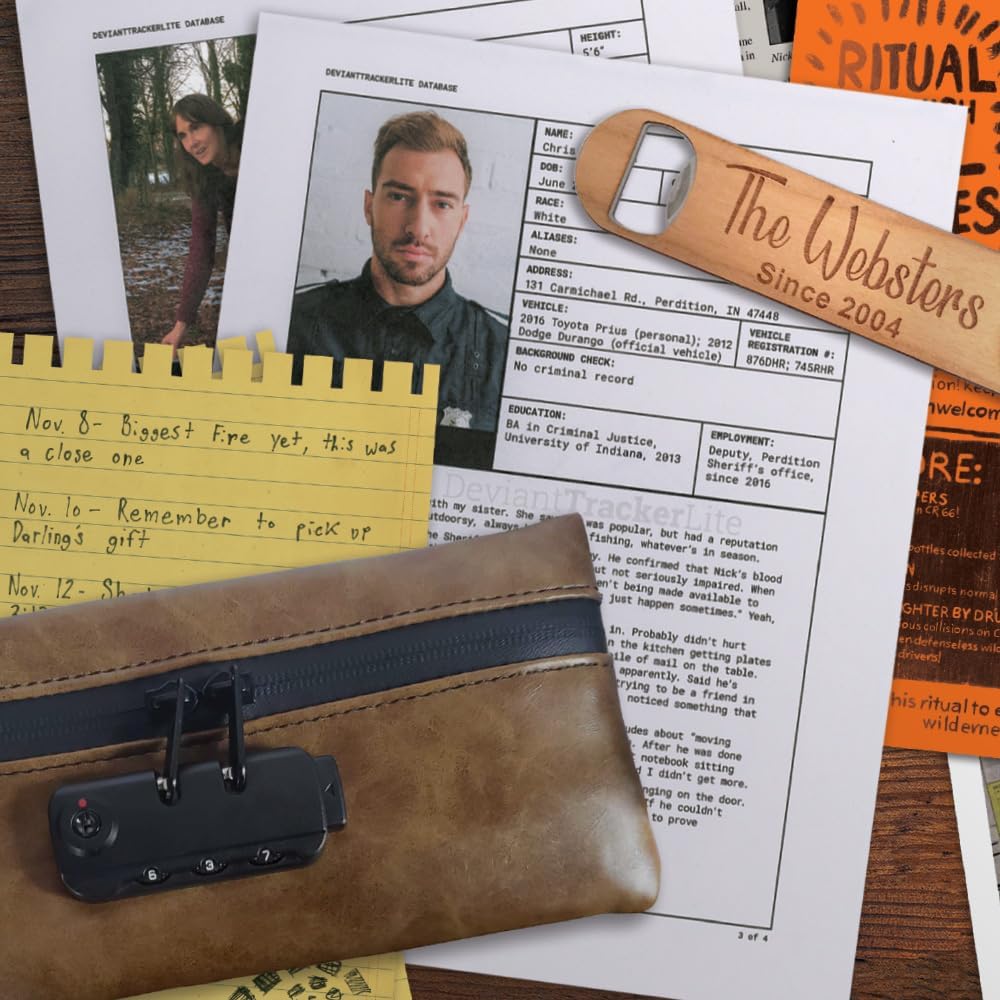 Hunt A Killer Death at The Dive Bar, Immersive Murder Mystery Game -Take on the Unsolved Case as an Independent Challenge, for Date or with Family and Friends as Detectives for Night, Age 14+
