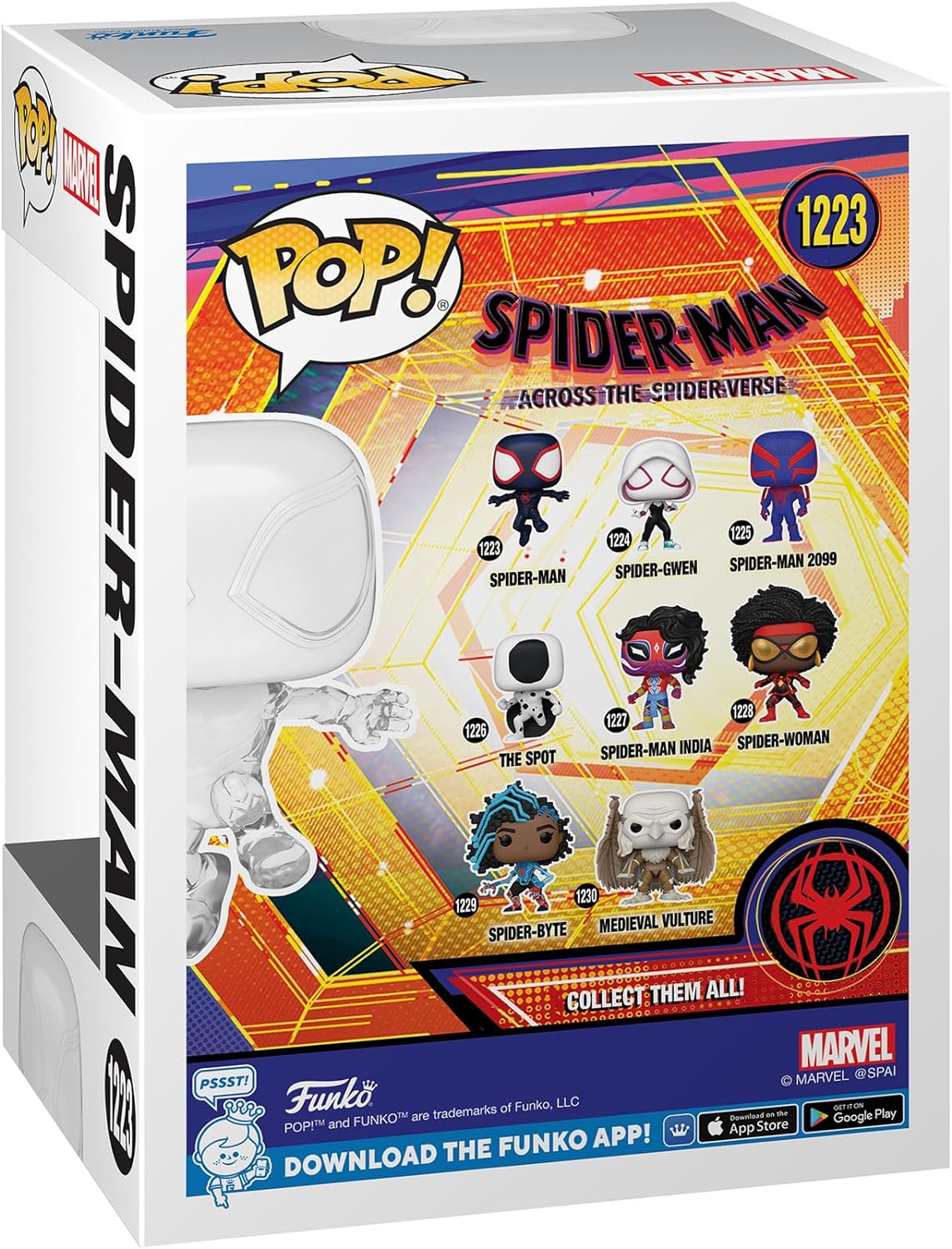 Funko Pop! Vinyl: Spider-Man: Across the Spider-Verse: Miles Morales - (Transparent) - Spider-man - Amazon Exclusive - Collectable Vinyl Figure - Gift Idea - Official Merchandise - Movies Fans