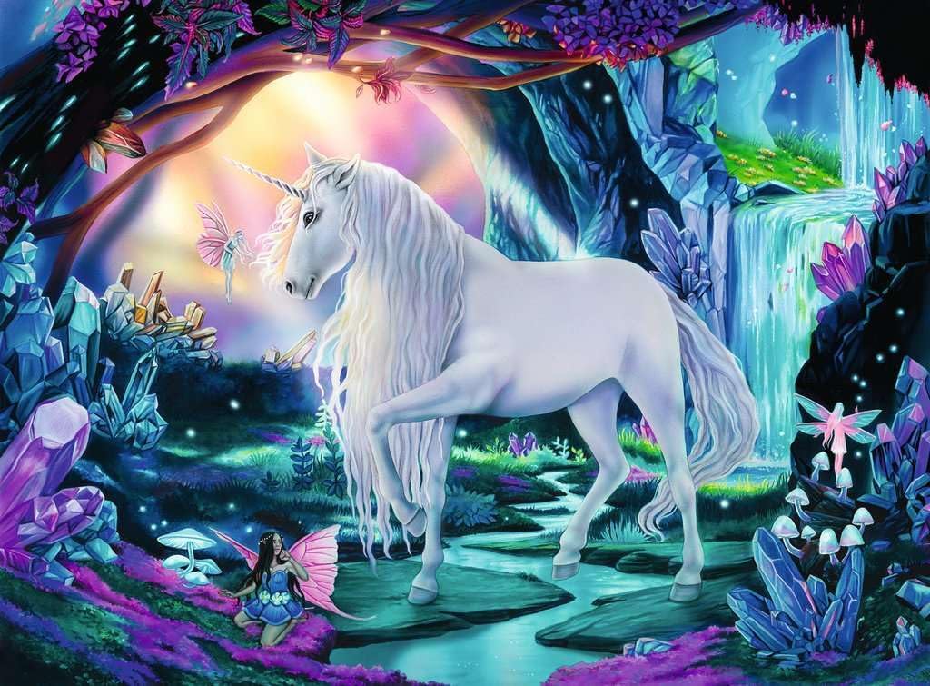 Ravensburger Unicorns 300 Piece Jigsaw Puzzle for Kids and Adults Age 9 Years Up - Mythical Magical Animals