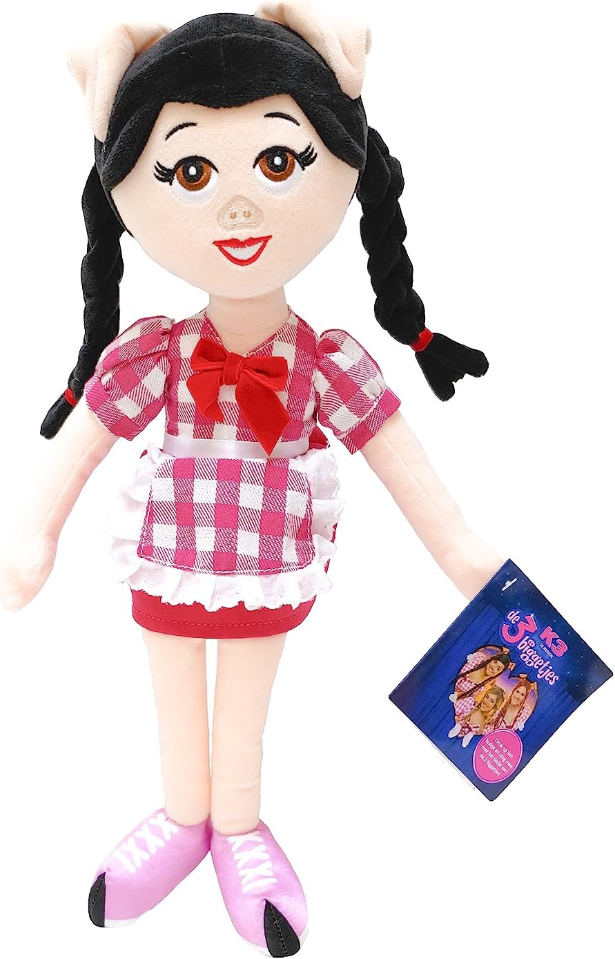 K3 : Cuddly Doll with Music 40 cm - Marthe - 3 Pigs