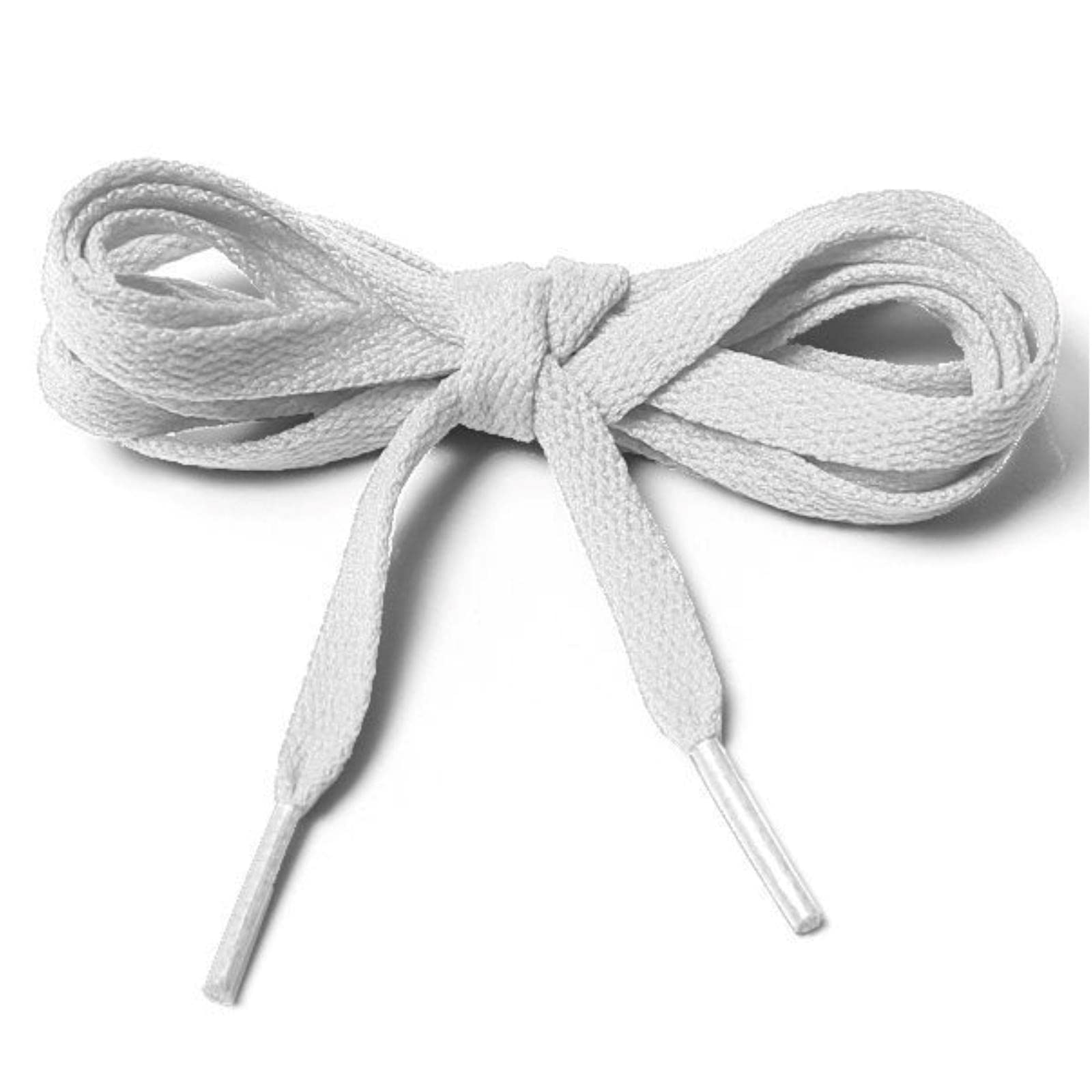 Crankbrothers Unisex's Rounded Shoelaces, White, S-M
